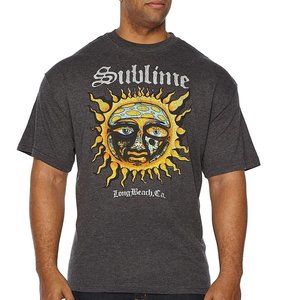 Sublime Stamp Logo Long Beach ska punk rock reggae Official T-Shirt 2XL NWT